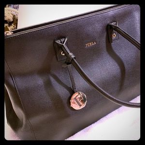 Furla Saffiano Leather Large Handbag